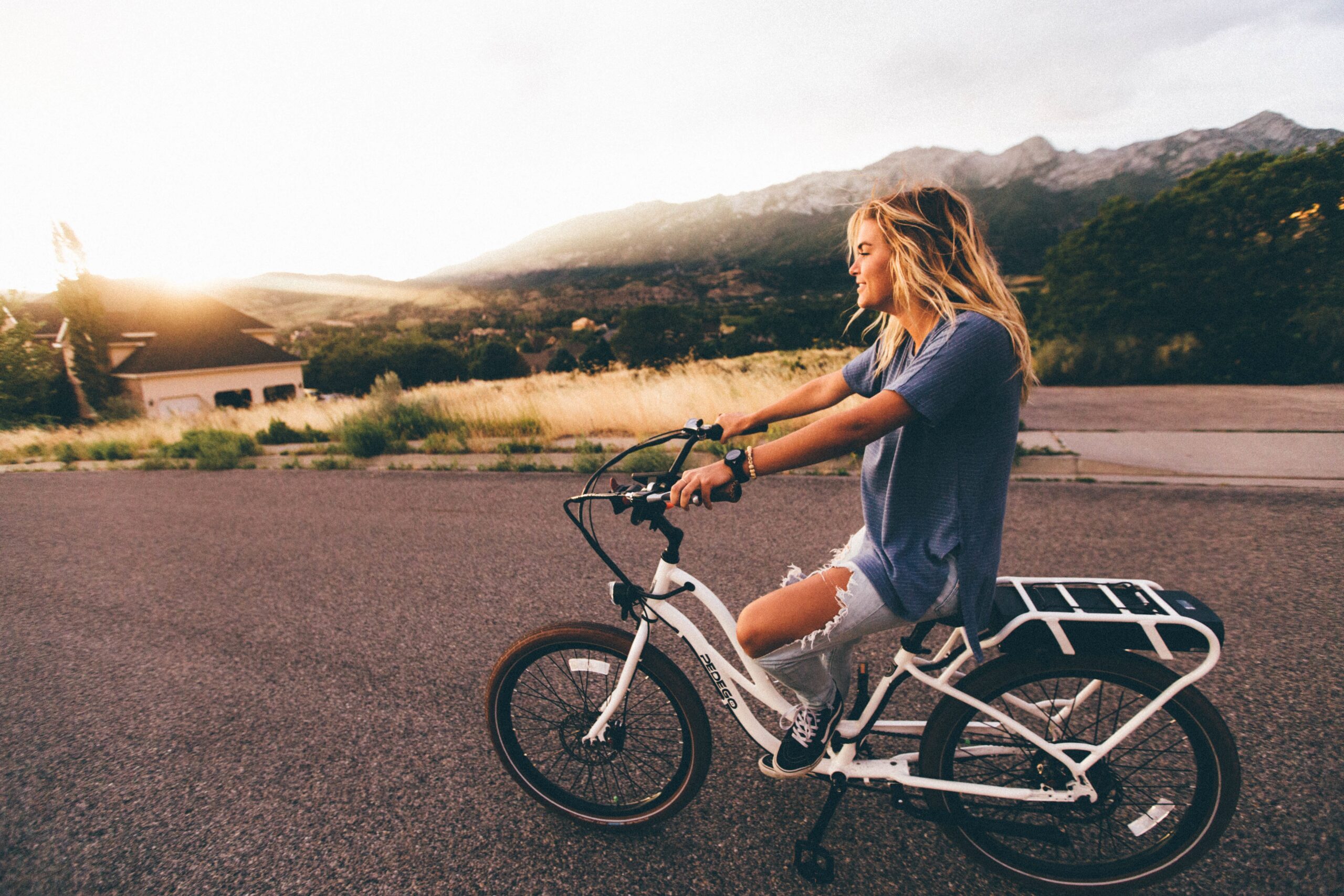 Benefícios de andar de bicicleta para a sua saúde.